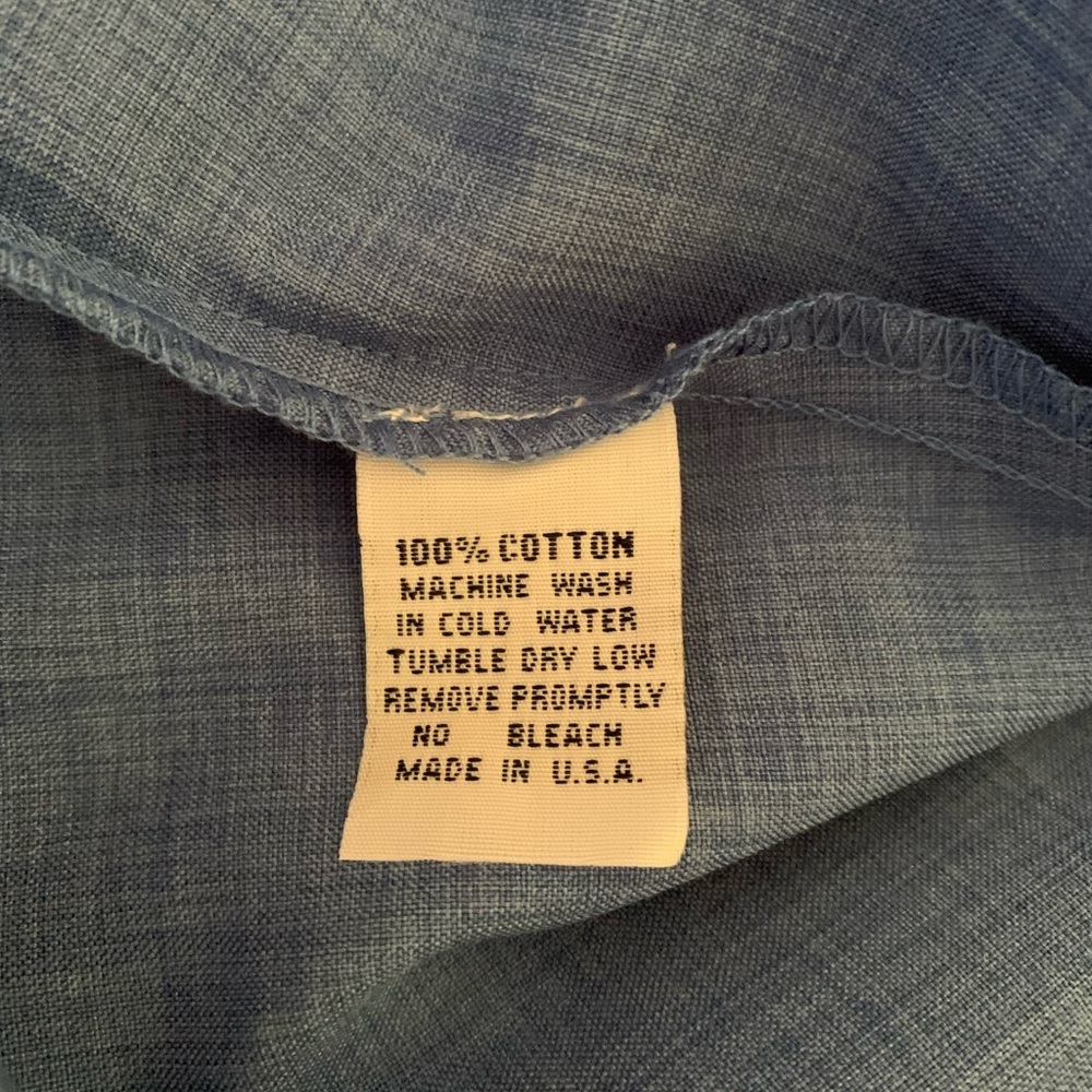 1791 Supply & Co Slip Dress Chambray Blue‎ Size Small - Picture 5 of 6